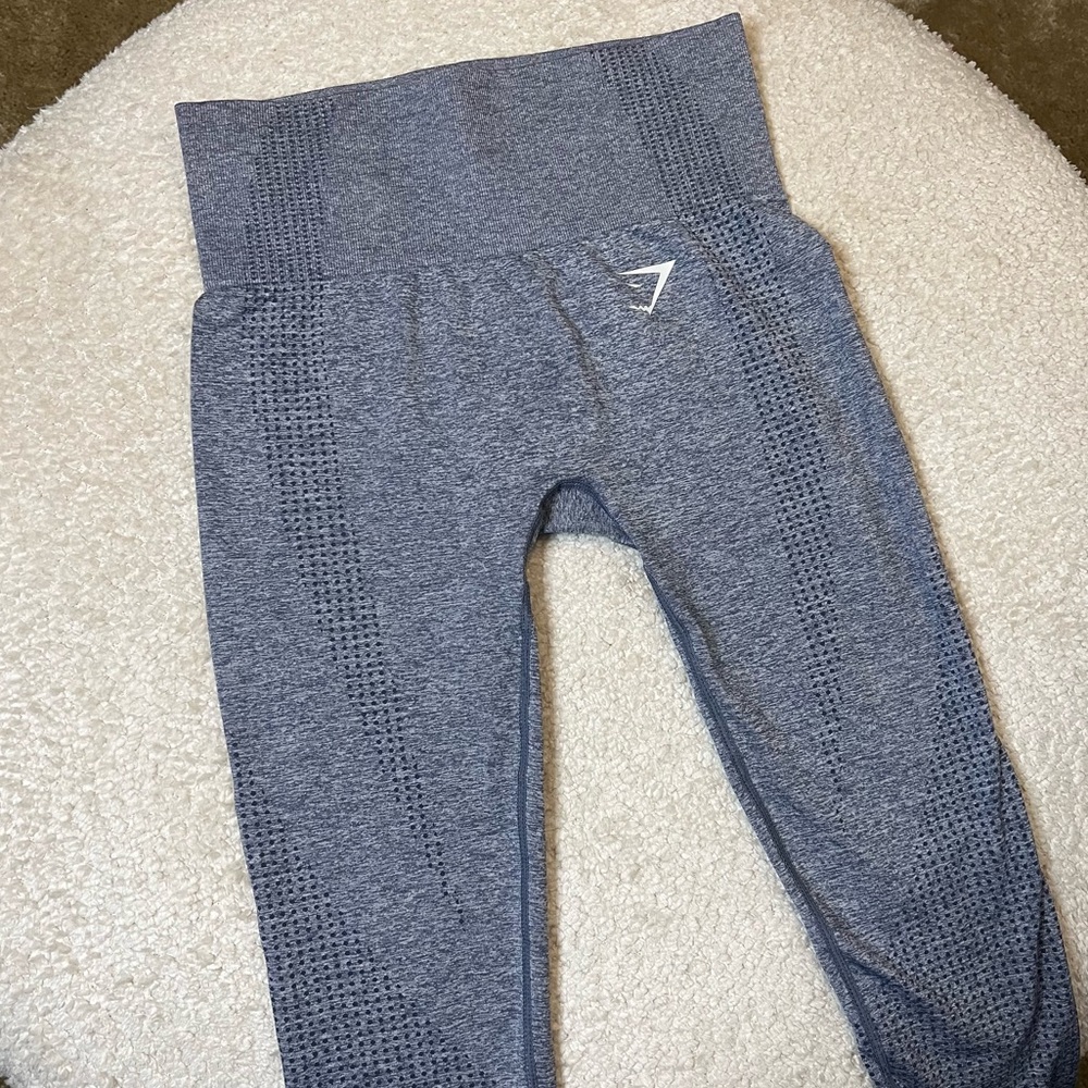 Gymshark XS leggings vital seamless grey